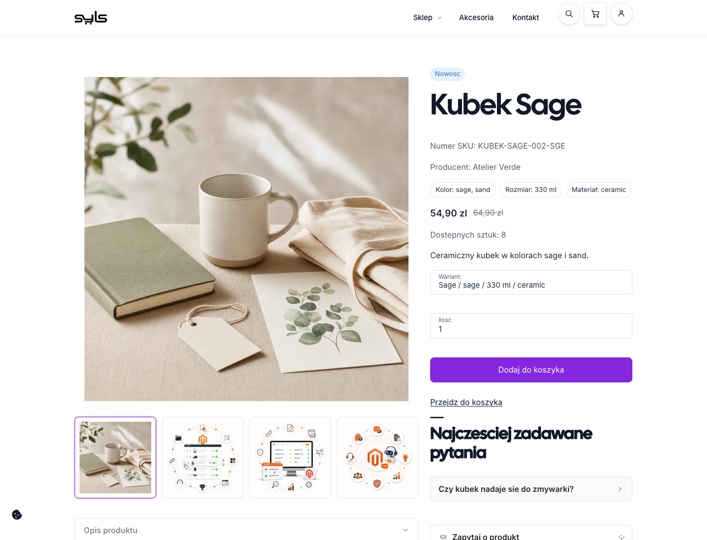 Karta produktu